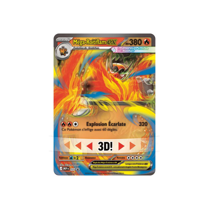 Pokémon TCG – Mega Evolution Roitiflam ex Box (FR) | Heros Transcendants