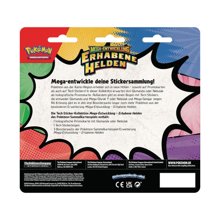 Pokémon TCG – Erhabene Helden Tech-Sticker-Kollektion Glumanda| Deutsche Version