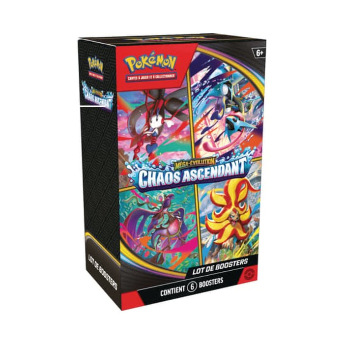 Pokémon TCG – Chaos Ascendant Bundle mit 6 Boostern (FR) | Französische Edition