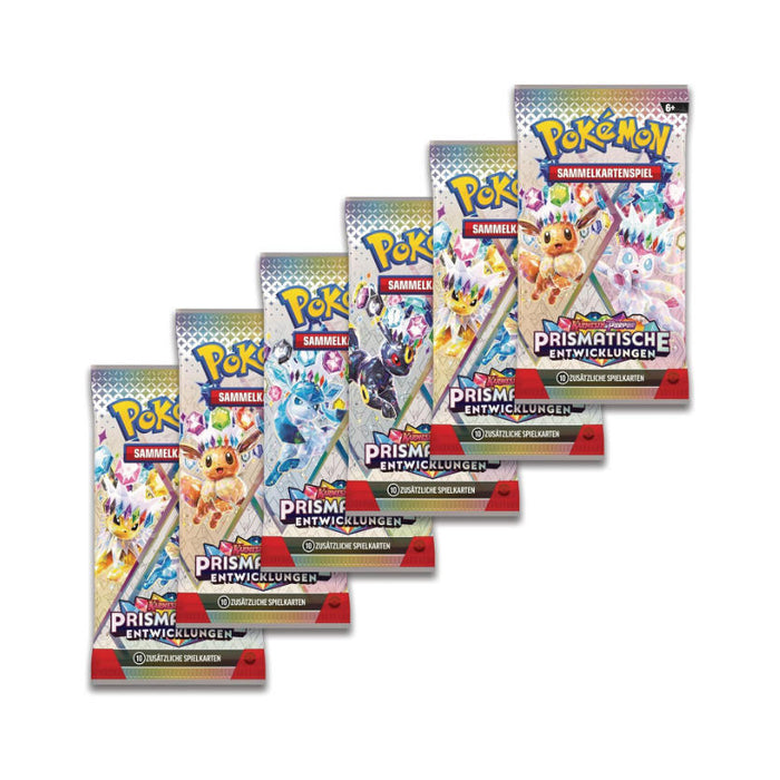 Pokémon TCG – Karmesin & Purpur: Prismatische Entwicklungen Booster Bundle | Deutsche Version