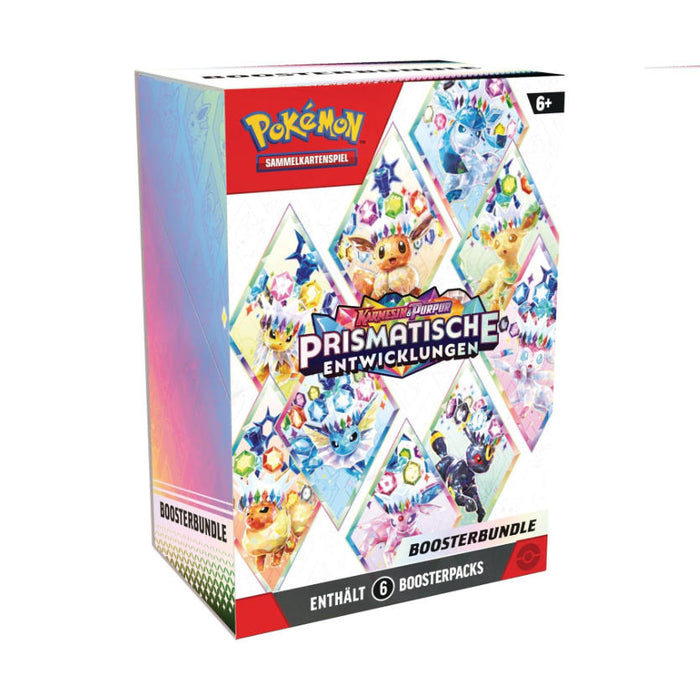 Pokémon TCG – Karmesin & Purpur: Prismatische Entwicklungen Booster Bundle | Deutsche Version