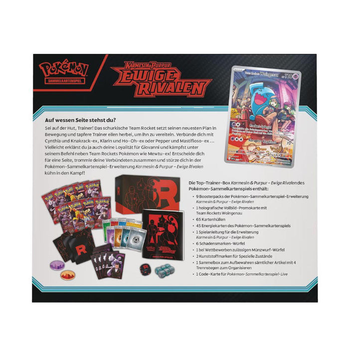 Pokémon TCG – Karmesin & Purpur: Ewige Rivalen Top-Trainer-Box | Deutsche Version