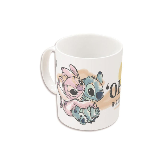 Disney – Stitch & Angel Keramiktasse | Offizielle Lilo & Stitch Tasse in Geschenkbox