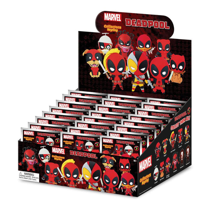 Marvel - Deadpool Serie 3 - PVC-Taschenanhänger (1 Stück - Blind Bag)