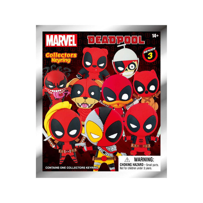 Marvel - Deadpool Serie 3 - PVC-Taschenanhänger (1 Stück - Blind Bag)