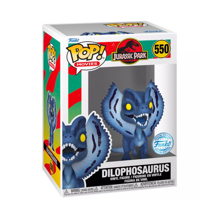 Funko Pop! Jurassic Park - Dilophosaurus (Blue Edition) #550