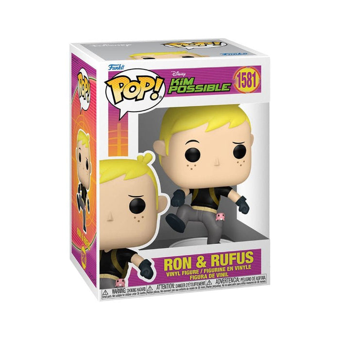 Funko Pop! Kim Possible - Ron & Rufus 1581 - Pop Hero