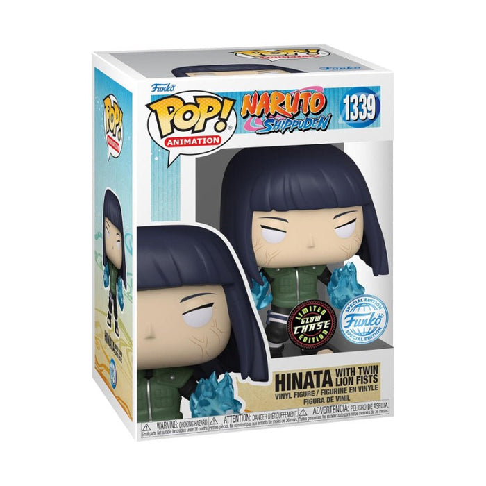 Funko Pop! Naruto Shippuden - Hinata (With Twin Lion Fists) *Glow Chase* 1339 - Pop Hero