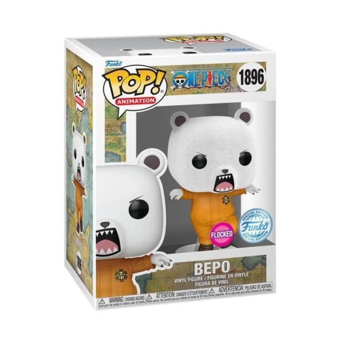 Funko Pop! One Piece - Bepo (Flocked) 1896 - Pop Hero