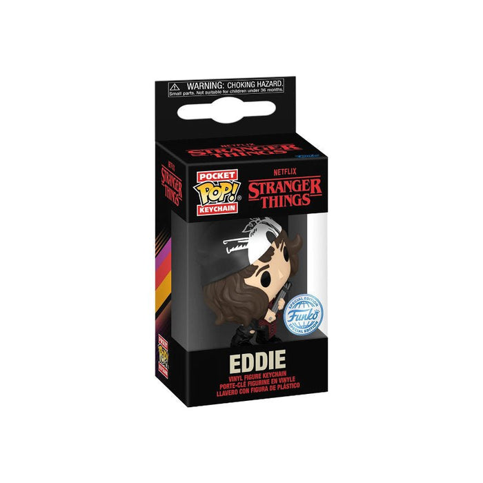 Funko Pop Pocket! Schlüsselanhänger - Eddie - Pop Hero