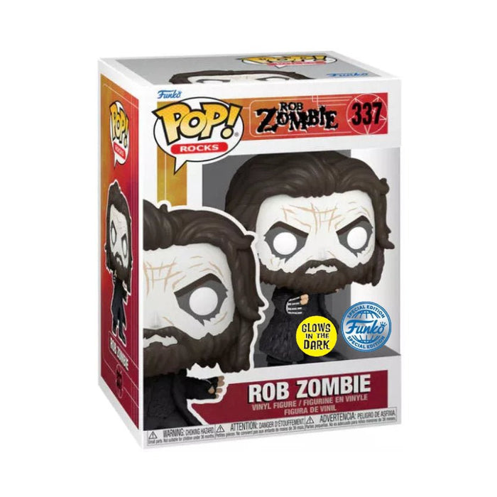 Funko Pop! Rocks - Rob Zombie (GITD) 337 (Box Beschädigt) - Pop Hero