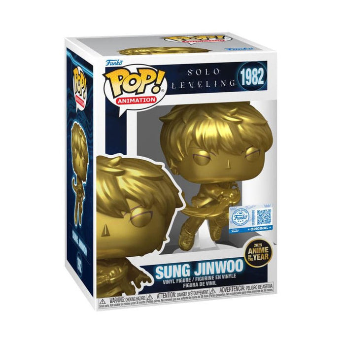Funko Pop! Solo Leveling - Sung Jinwoo (Gold) 1982 - Pop Hero