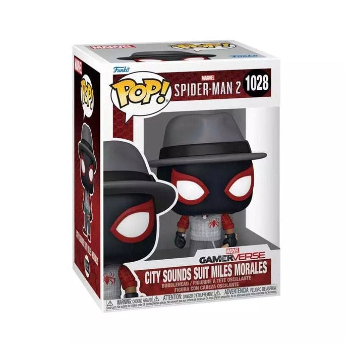 Funko Pop! Spider - Man 2 - City Sounds Suit Miles Morales 1028 - Pop Hero