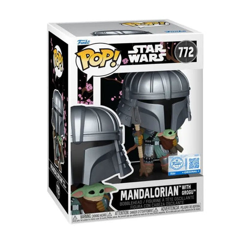 Funko Pop! Star Wars - Mandalorian With Grogu 772 - Pop Hero