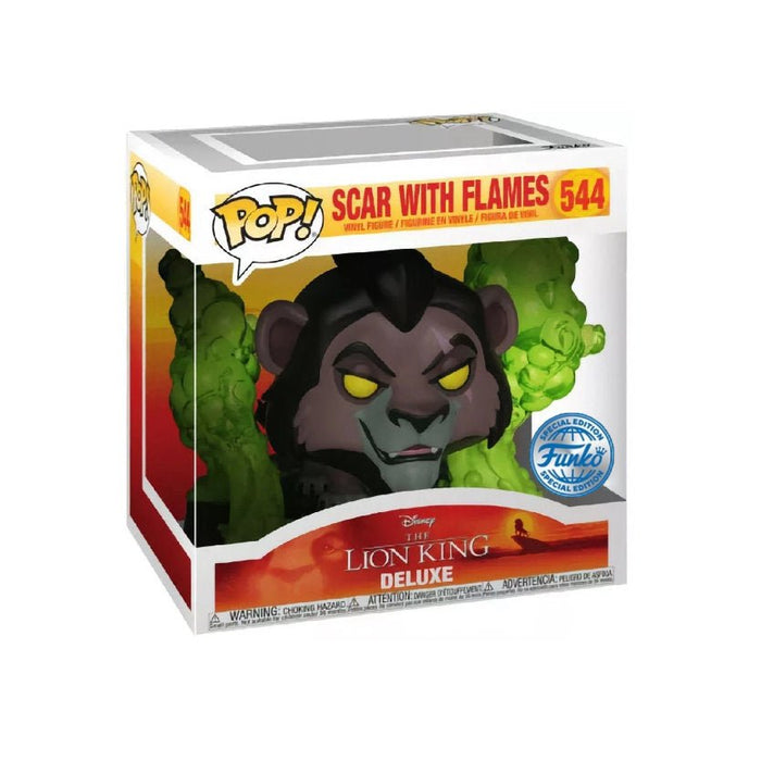 Funko Pop! The Lion KIng - Scar With Flames 544 - Pop Hero