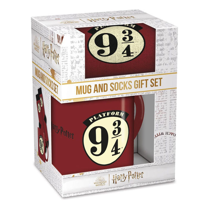 Harry Potter 9 3/4 - Set Tasse und Socken - Pop Hero