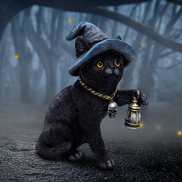 Nemesis Now – Familiar's Lantern | Gothic Katzen Figur