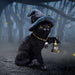 Nemesis Now – Familiar's Lantern | Gothic Katzen Figur
