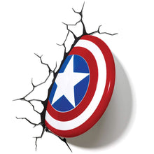 Load image into Gallery viewer, Marvel - 3D LED Leuchte Captain America Shield
