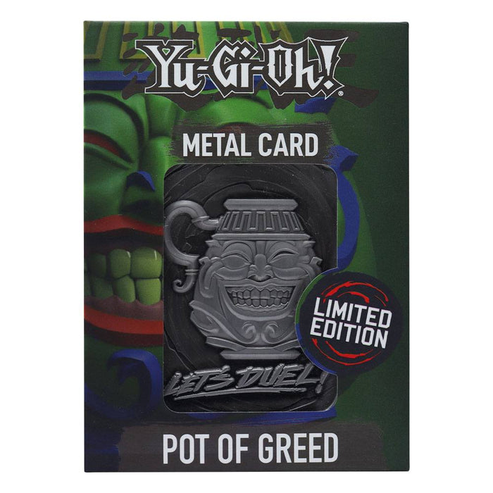 Yu-Gi-Oh! - Replik Karte "Pot of Greed" Limited Edition