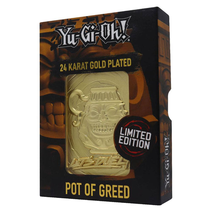 Yu-Gi-Oh! - Replik Karte "Pot of Greed" Limited Edition