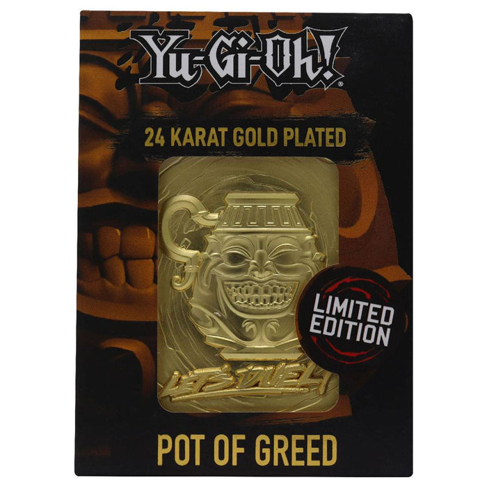 Yu-Gi-Oh! - Replik Karte "Pot of Greed" Limited Edition