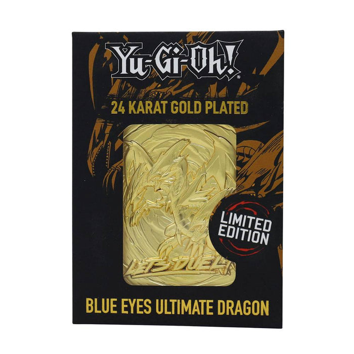 Yu-Gi-Oh! - Replik Karte "Blue Eyes Ultimate Dragon" Limited Edition