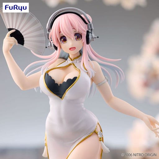 Super Sonico – China Dress Ver. (White) | PVC Figur