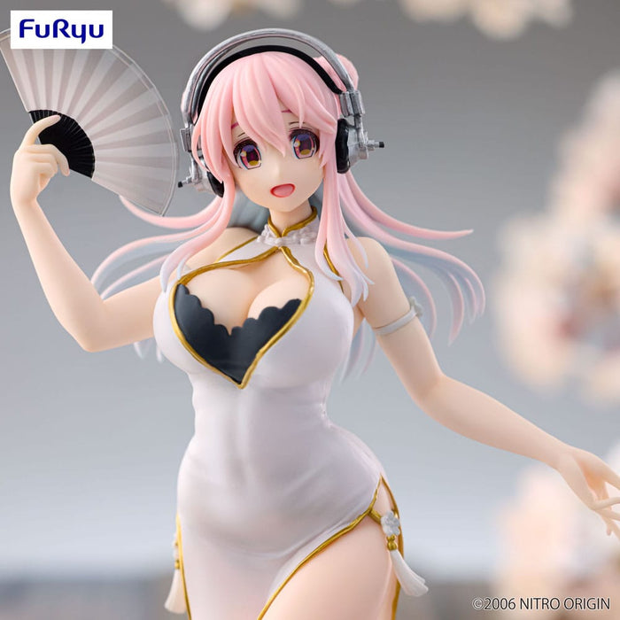 Super Sonico – China Dress Ver. (White) | PVC Figur