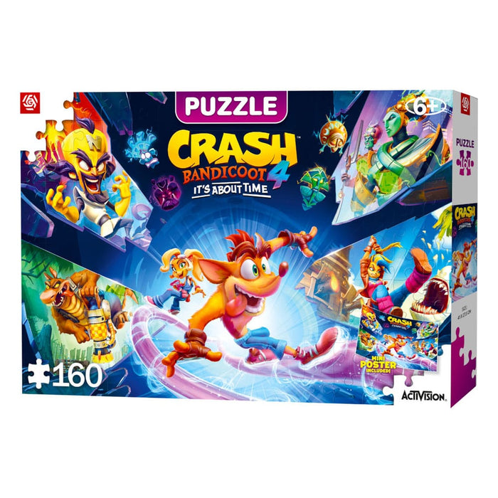 Crash Bandicoot 4 - Kids Puzzle It's About Time (160 Teile)