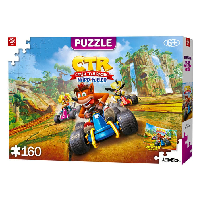 Crash Bandicoot - Kids Puzzle Team Racing Nitro-Fueled (160 Teile)