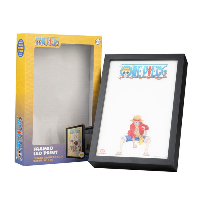 One Piece – LED Druck mit Rahmen | LED Leuchtbild