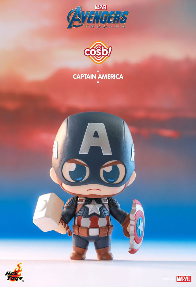 Avengers: Endgame Cosbi Minifigur - Captain America (8 cm)