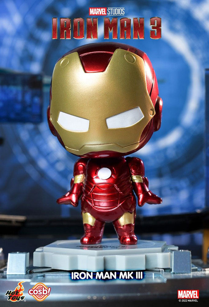 Iron-Man 3: Cosbi Minifigur - Iron Man Mark 3 (8 cm)