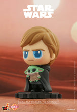 Load image into Gallery viewer, Star Wars: The Mandalorian Cosbi Minifigur - Luke Skywalker Grogu (8 cm)
