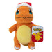 Pokémon Plüsch – Winter Glumanda mit Weihnachtsmütze 20 cm | Plüschfigur