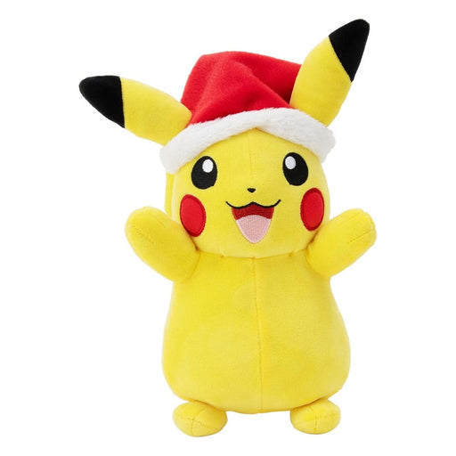 Pokémon Plüsch – Winter Pikachu mit Weihnachtsmütze | Plüschfigur