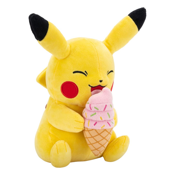 Pokemon Plüschfigur - Pikachu mit Eis