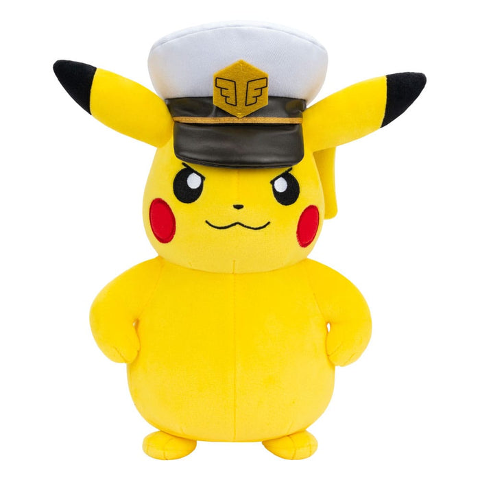 Pokémon Plüschfigur Captain Pikachu | Offizielle Plüschfigur