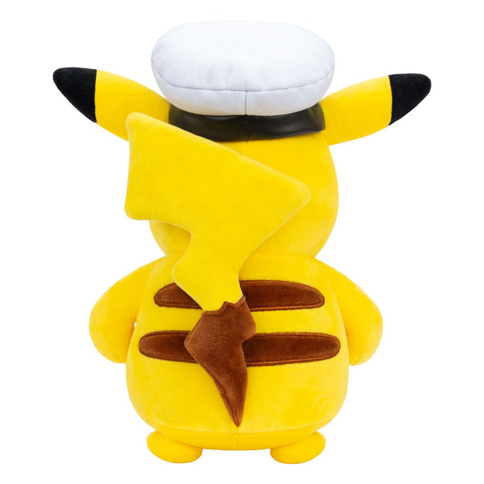 Pokémon Plüschfigur Captain Pikachu | Offizielle Plüschfigur