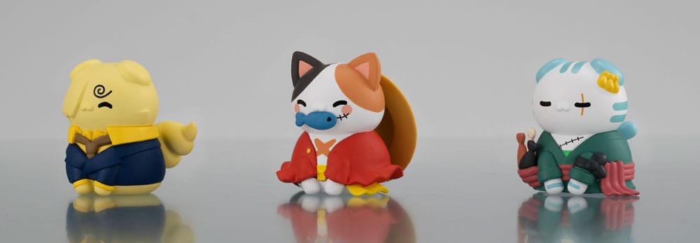 One Piece – Mega Cat Project Happy Trio Limited Ver. (3er-Pack) | MegaHouse
