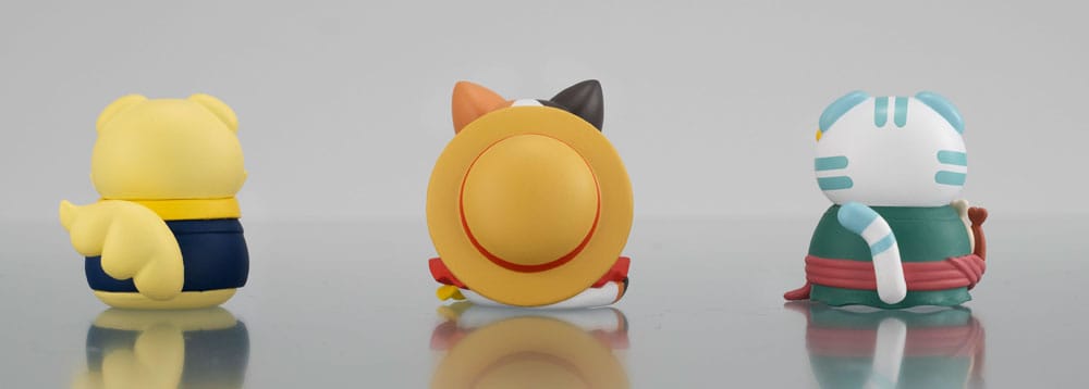 One Piece – Mega Cat Project Happy Trio Limited Ver. (3er-Pack) | MegaHouse