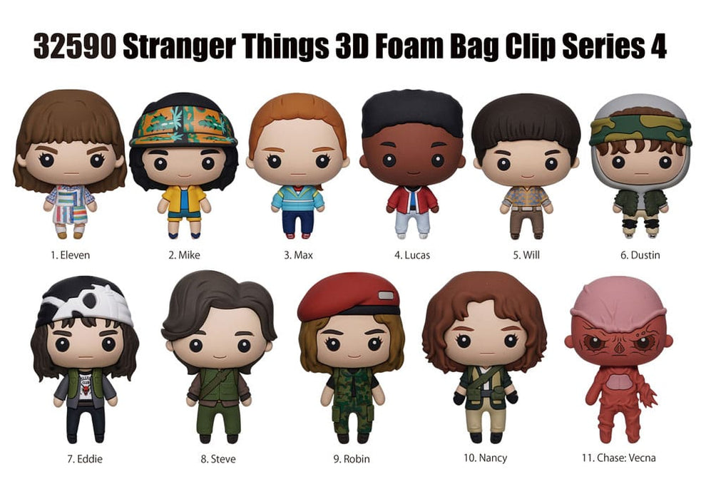 Stranger Things – Series 4 | 3D PVC Taschenanhänger Blind Box