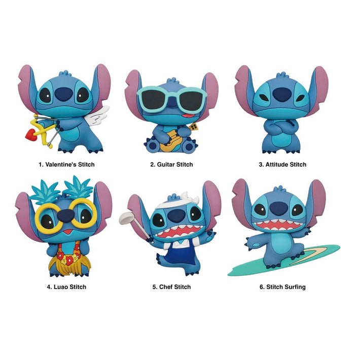 Disney Stitch - PVC Relief Magnet - Series 2 (Blind Bag)