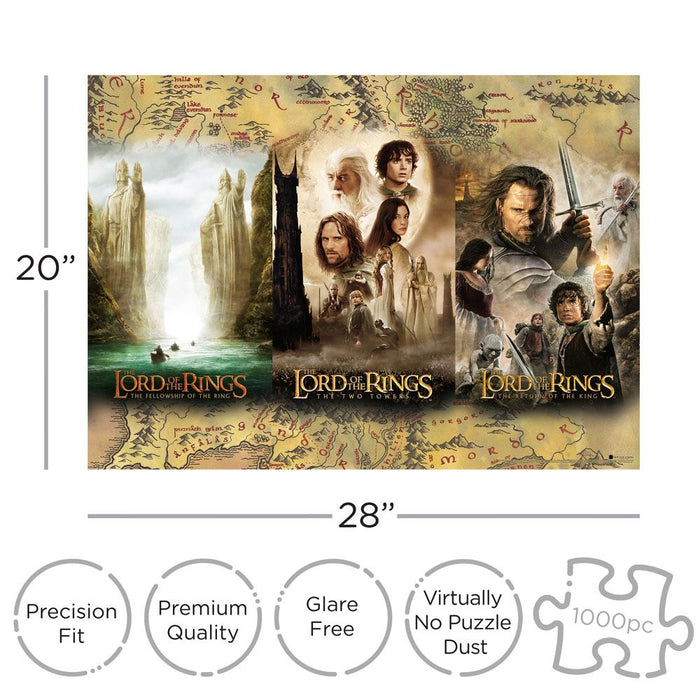 Herr der Ringe Puzzle - Triptych (1000 Teile)