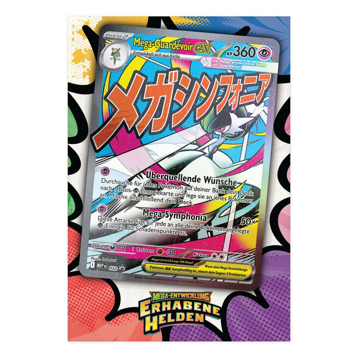 Pokémon TCG – Premium Poster Kollektion Mega Guardevoir ex (Deutsch) | Erhabene Helden