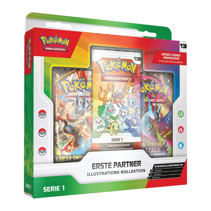 Pokémon TCG – Erste-Partner Kollektion Serie 1 (Deutsch) | Sammelkarten Box