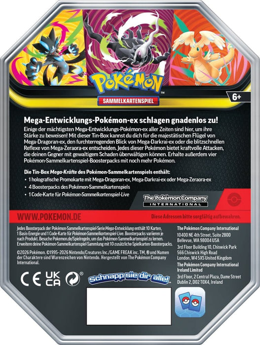 Pokémon TCG – Mega-Dragoran-ex Tin | Deutsche Version