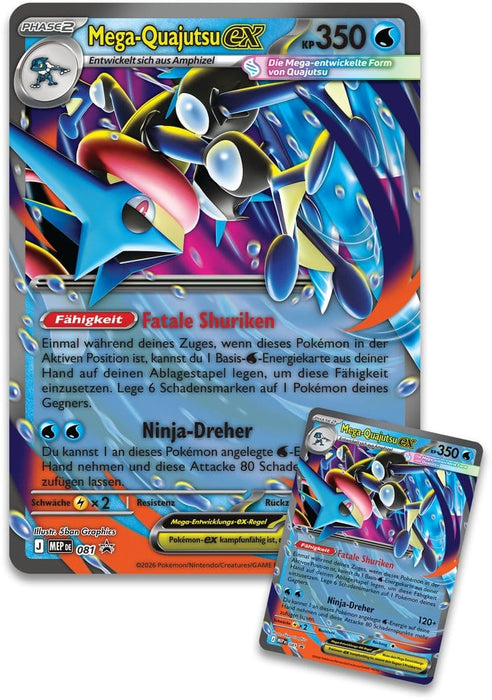 Pokémon TCG – Premium-Kollektion Mega-Quajutsu-ex | Deutsche Version