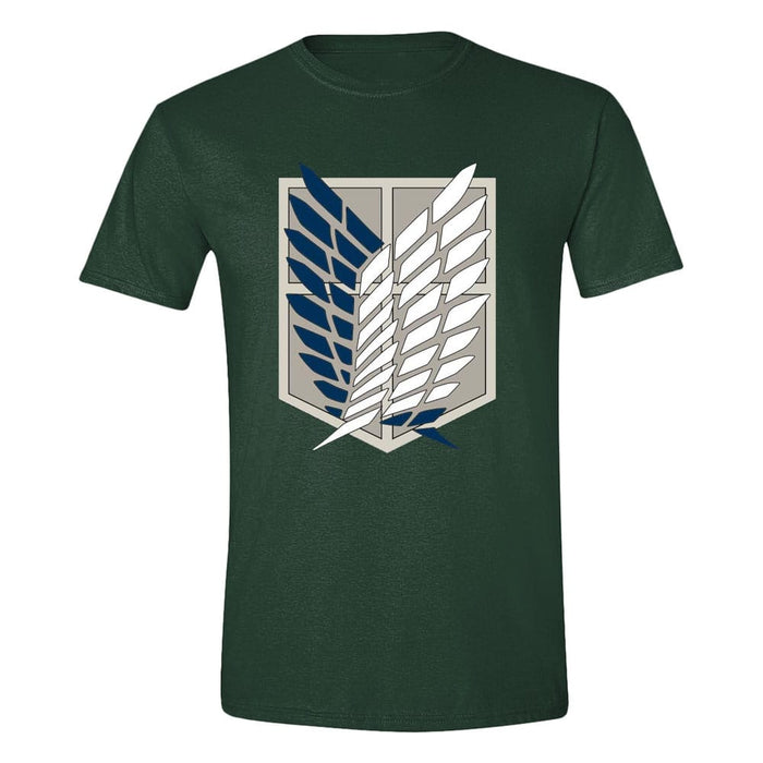 Attack on Titan T-Shirt - Shield - Grün